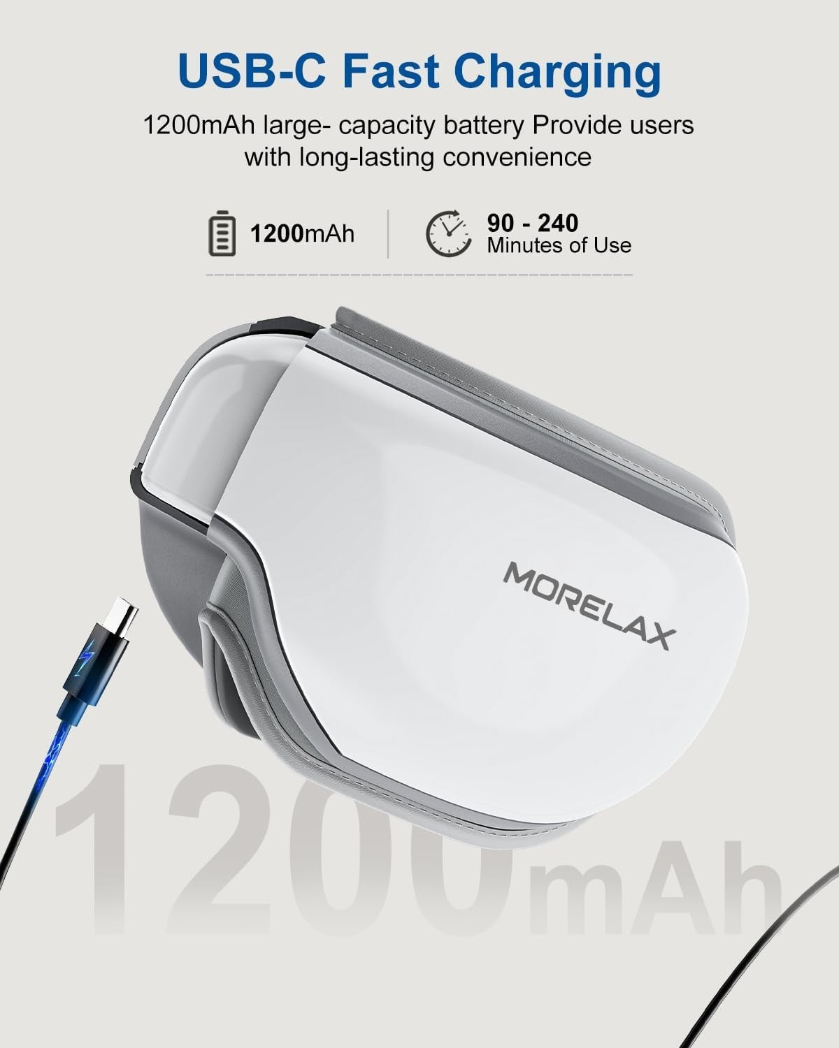 Heated Eye Massager Bluetooth Music Sleep Mask Headache Relief