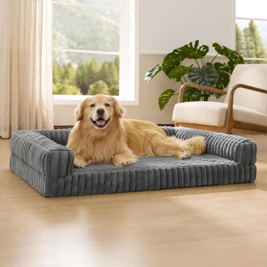 Orthopedic Memory Foam Dog Bed Sofa XXL 122x89x20cm Waterproof