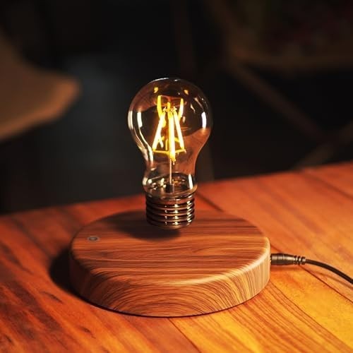 Magnetic Levitating LED Desk Lamp, 360° Rotating Floating Table Light