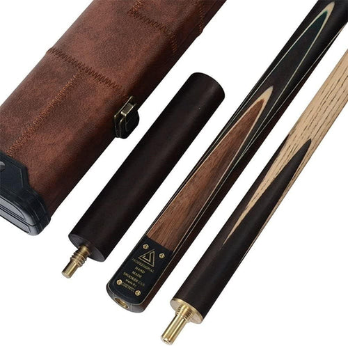 57in Handmade Snooker Pool Cue 18oz 9.5mm Tip with Case