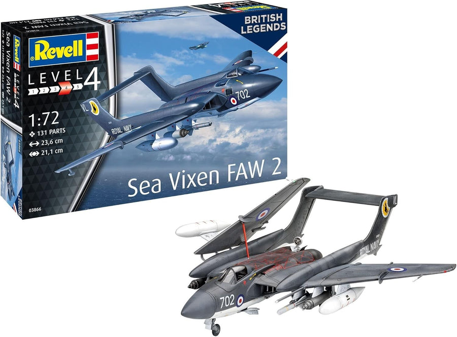 Sea Vixen FAW 2 1:72 Jet Fighter Model Kit – 70th Anniversary Edition