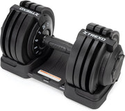 24kg Smart Adjustable Dumbbell Rotary Dial Non Slip Compact Home Gym