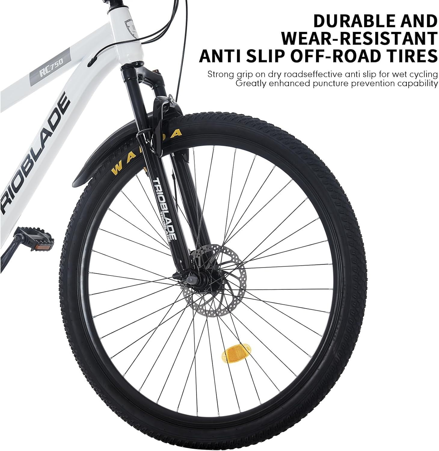 Lightweight 27.5" Mountain Bike 21-Speed Aluminum Frame Lockout Suspension