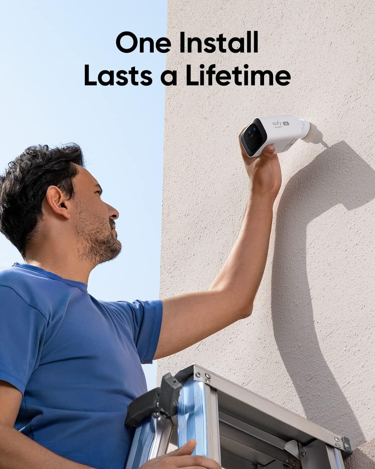 2 Pack Solar Security Cameras Outdoor Wireless 2K No Monthly Fee