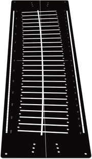 Indoor Golf Putting Mat Alignment Trainer 30x8.27in Practice Aid