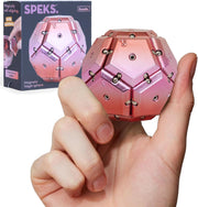 Pink Magnetic Fidget Sphere Desk Toy Stress Relief Sensory