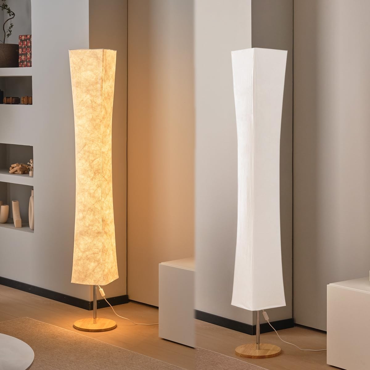 LED Floor Lamp Remote Dimmable 3 Colour Modern Standing Corner Light