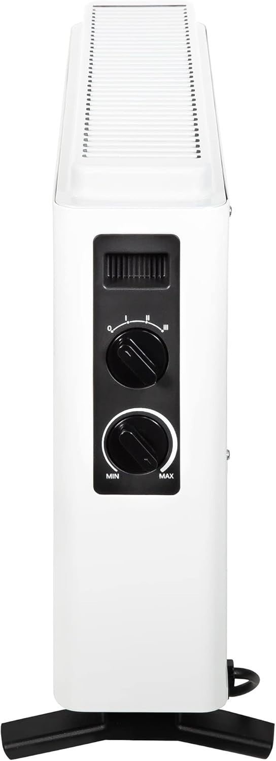 2000W White Electric Convector Heater Freestanding Radiator 3 Heat Settings