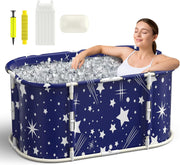 Extra-Large Portable Foldable Bathtub for Adults Spa Hot & Ice Baths