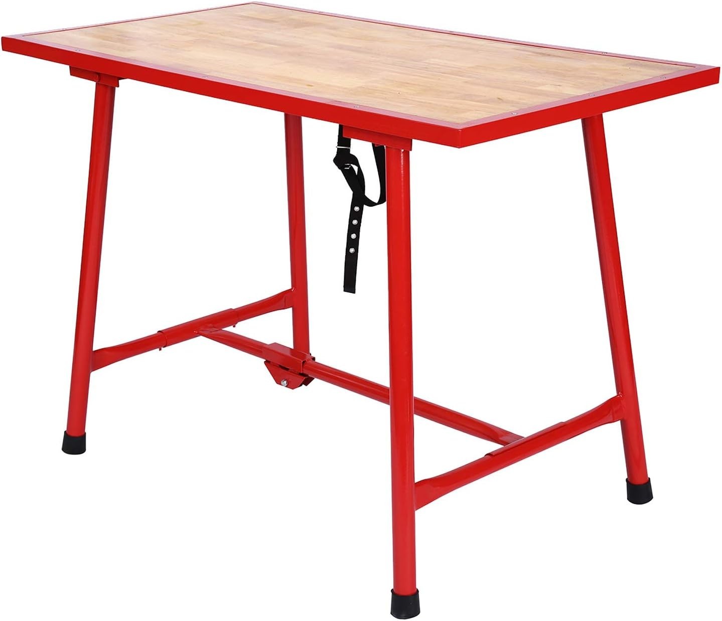 Foldable Workbench 120x62.5cm Heavy Duty Table 300kg Steel Frame Portable DIY