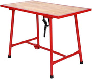 Foldable Workbench 120x62.5cm Heavy Duty Table 300kg Steel Frame Portable DIY