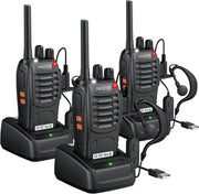 Proster Walkie Talkies 3 Pack Long Range PMR446 Rechargeable VOX Radio