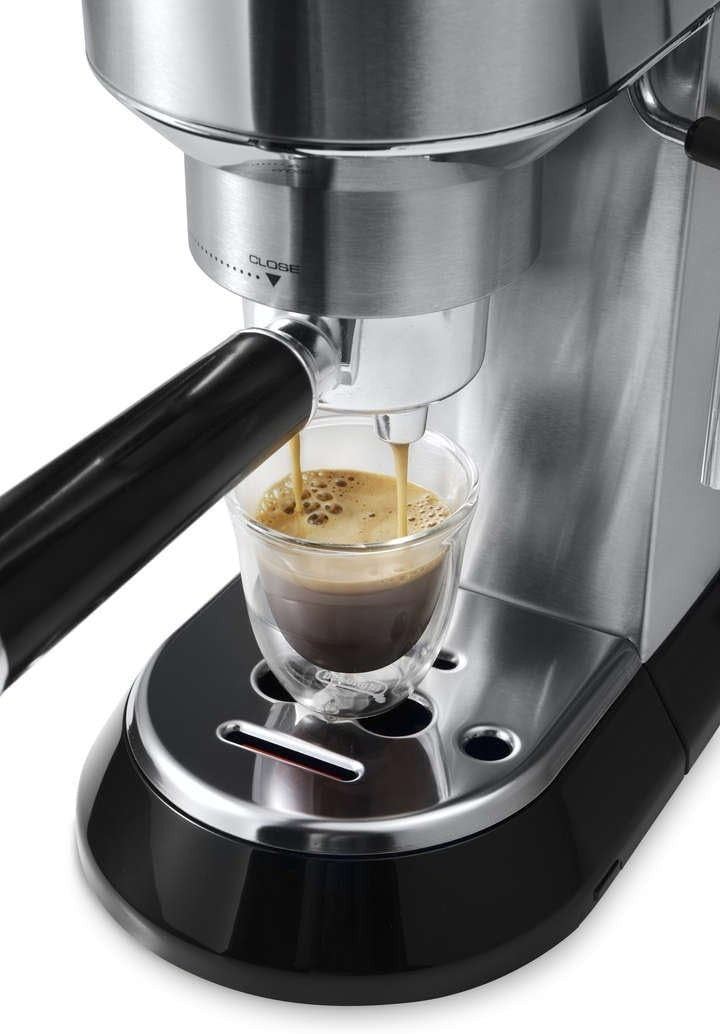 15-Bar Metal Espresso Machine with Milk Frother | Fast Heat-Up | Compact 1L