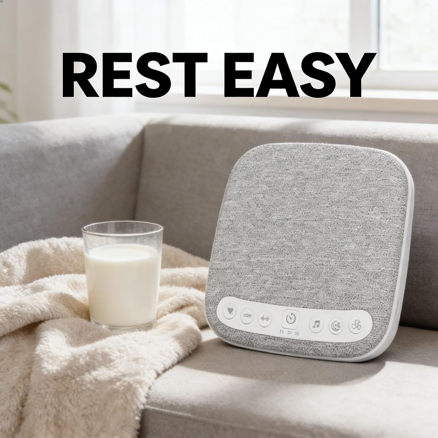 White Noise Machine 18 Sounds Sleep Aid Timer Portable for Baby & Adult