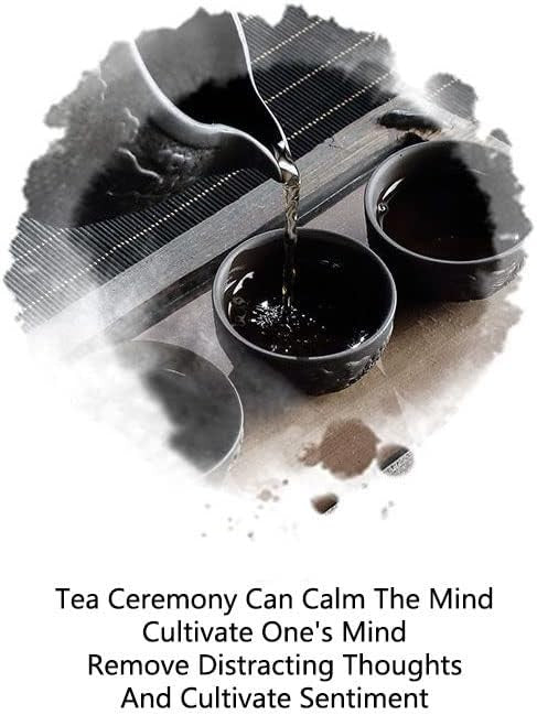 Kung Fu Tea Set Purple Clay Teapot Cups Chinese Ceramic Tea Ceremony Black