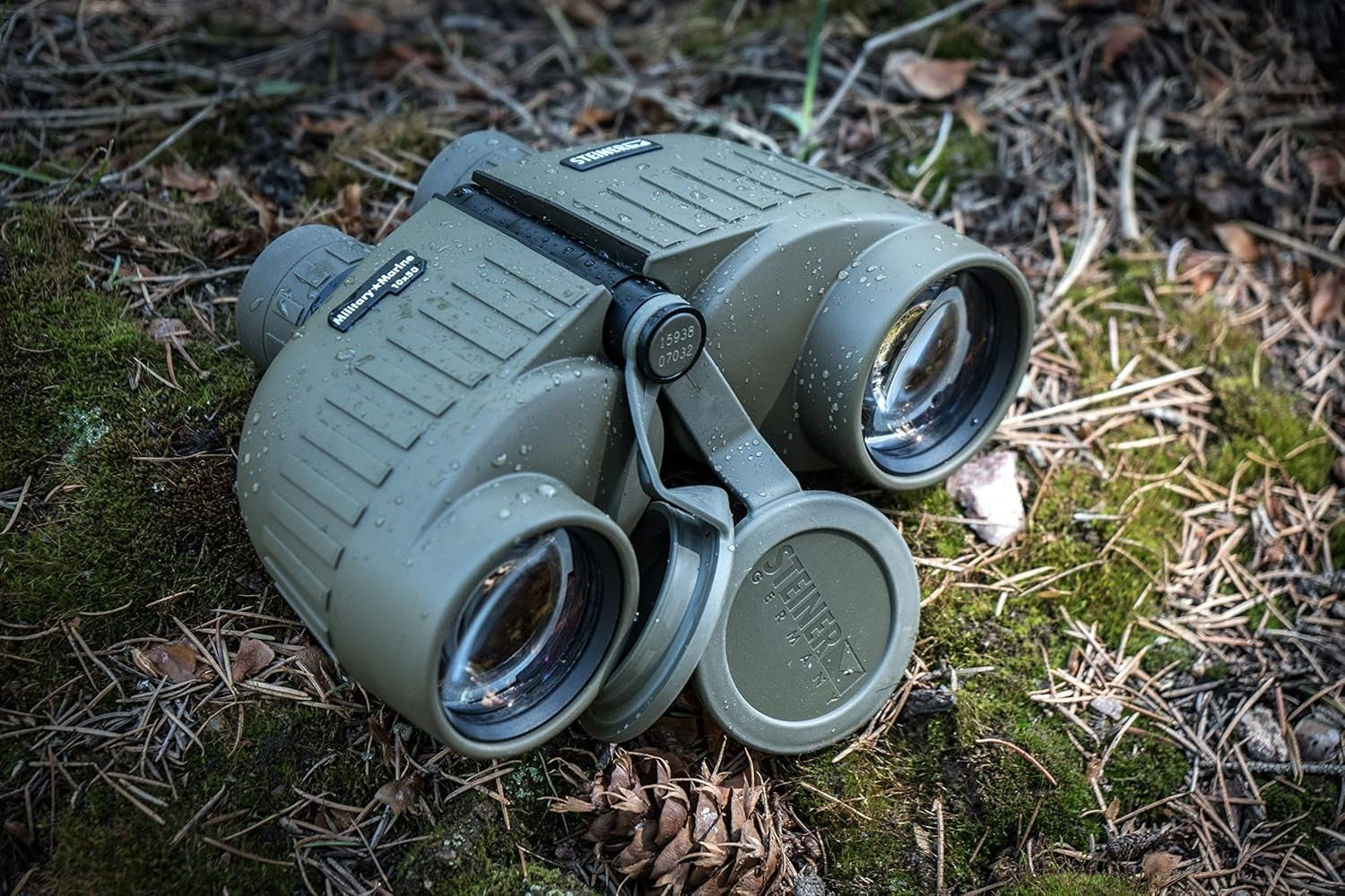 7x50 Military-Style Binoculars – Bright Wide View, Waterproof, Shockproof, Auto-