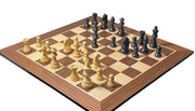Luxury 3.75" Ebonised Chess Set with 20" Wenge Board & Storage Box
