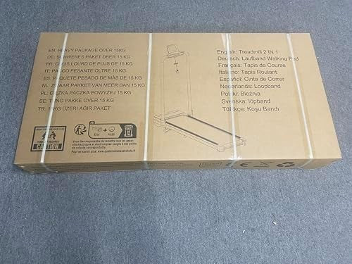 3-in-1 Incline Walking Pad Foldable Treadmill Home Office App LED