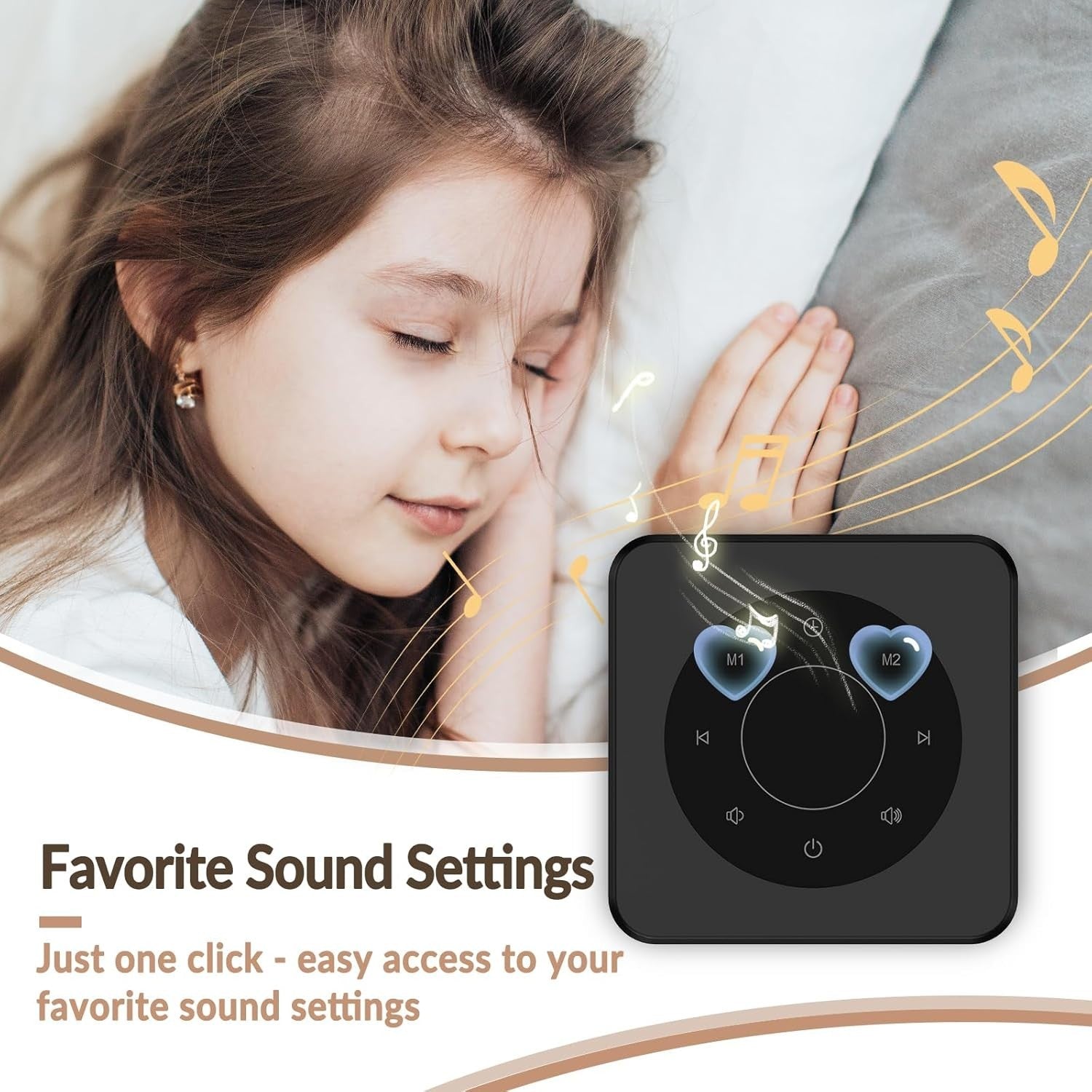 White Noise Sound Machine 20 Soothing Sounds Timer Memory Sleep Travel