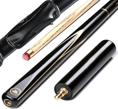 57in 3/4 Snooker Pool Cue Ash Shaft 9.7mm Tip Extension Case