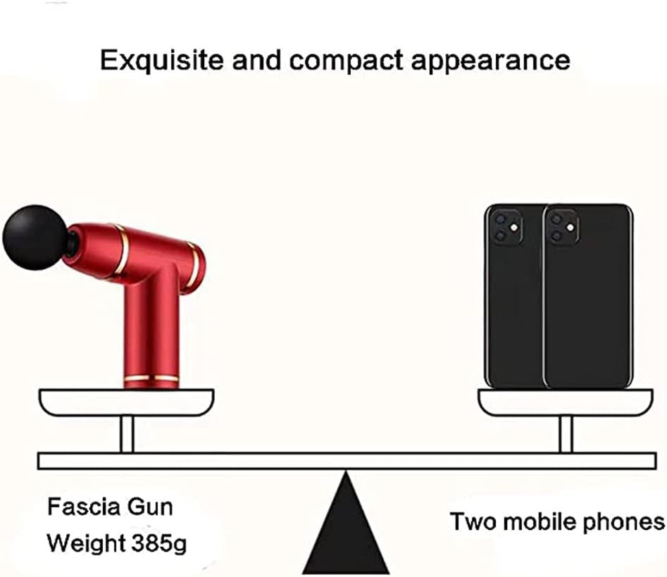 Portable Mini Massage Gun Quiet Deep Muscle Relief 8 Speed Compact Recovery Tool