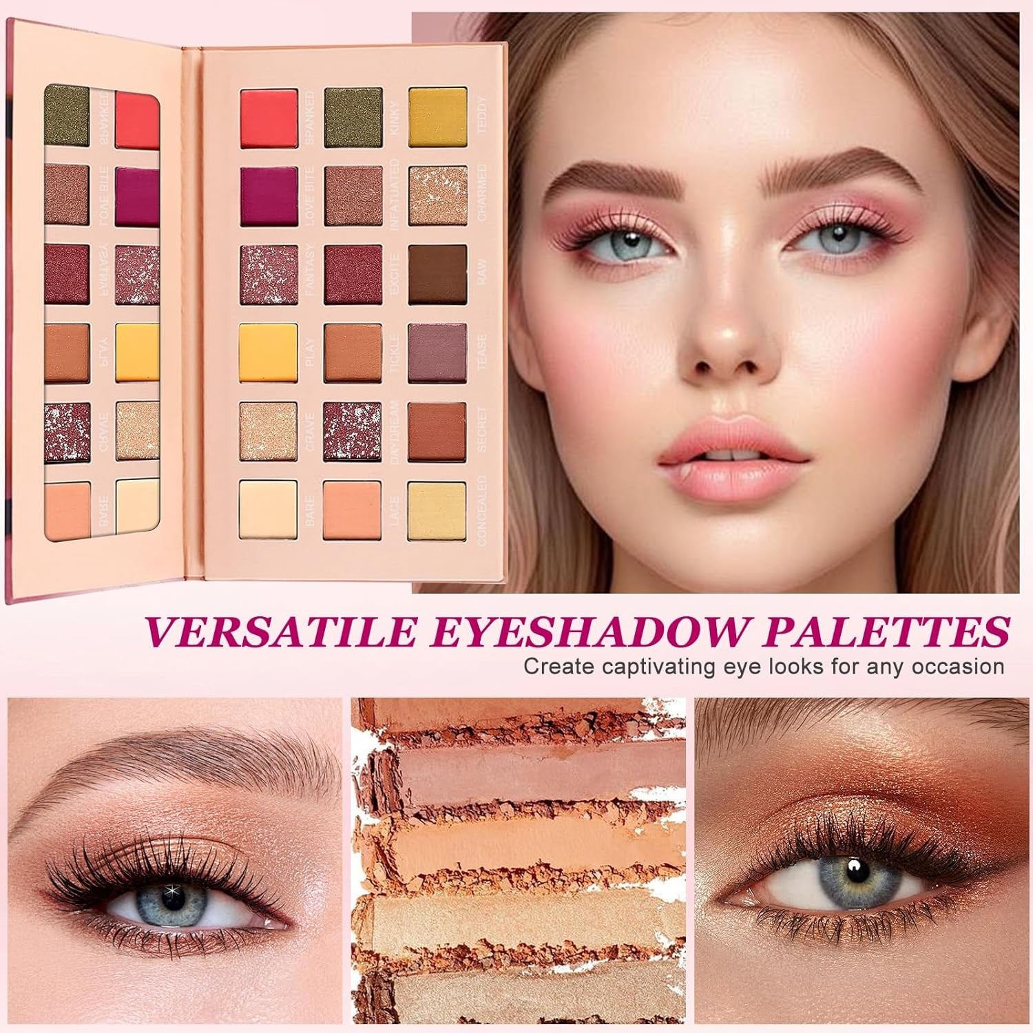 All In One Makeup Kit Starter Set 18 Colour Palette Gift Bag