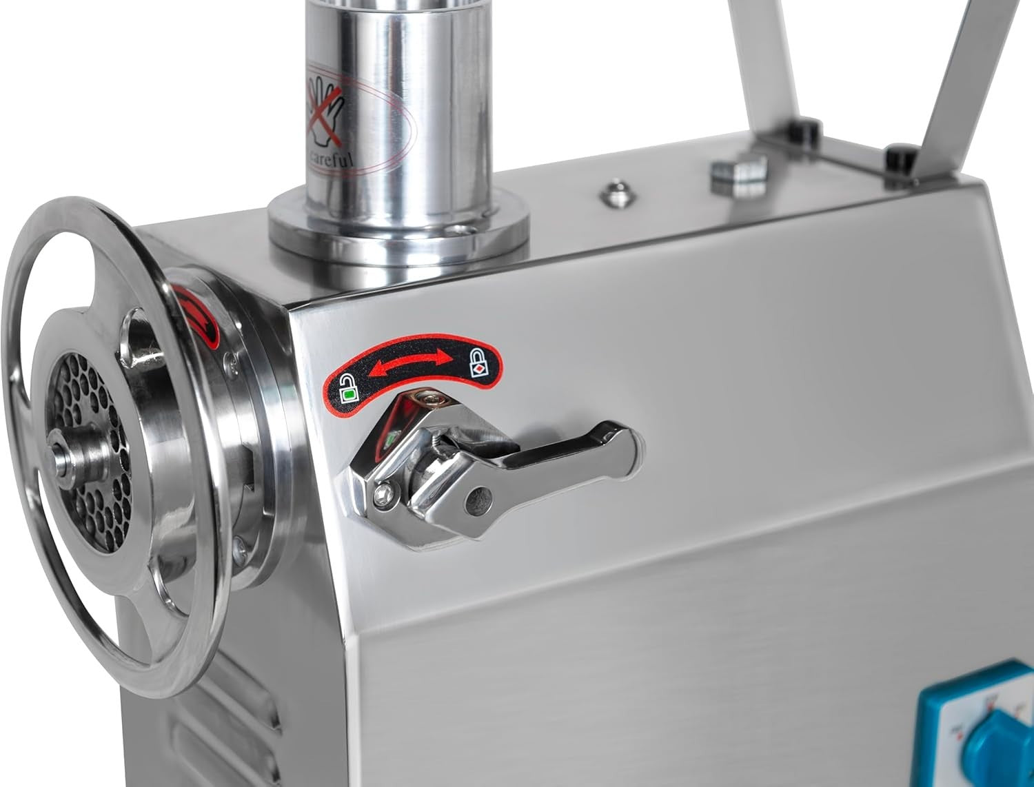 2200W Commercial Meat Grinder 350kg/Hr Stainless Steel Mincer