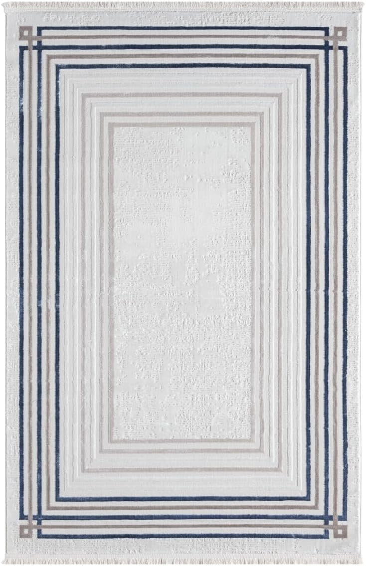 Large Washable Area Rug Anti Slip Soft Pile Living Room Bedroom 160x230cm