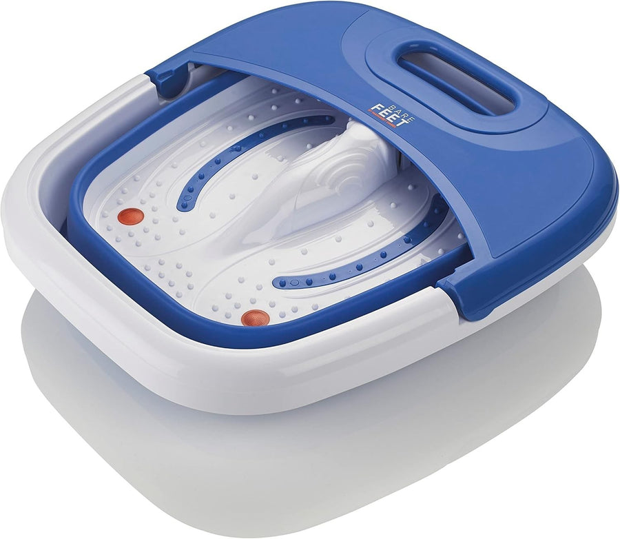Foldable Foot Spa with Infrared Heat, Bubbles & Vibration Massage for Feet