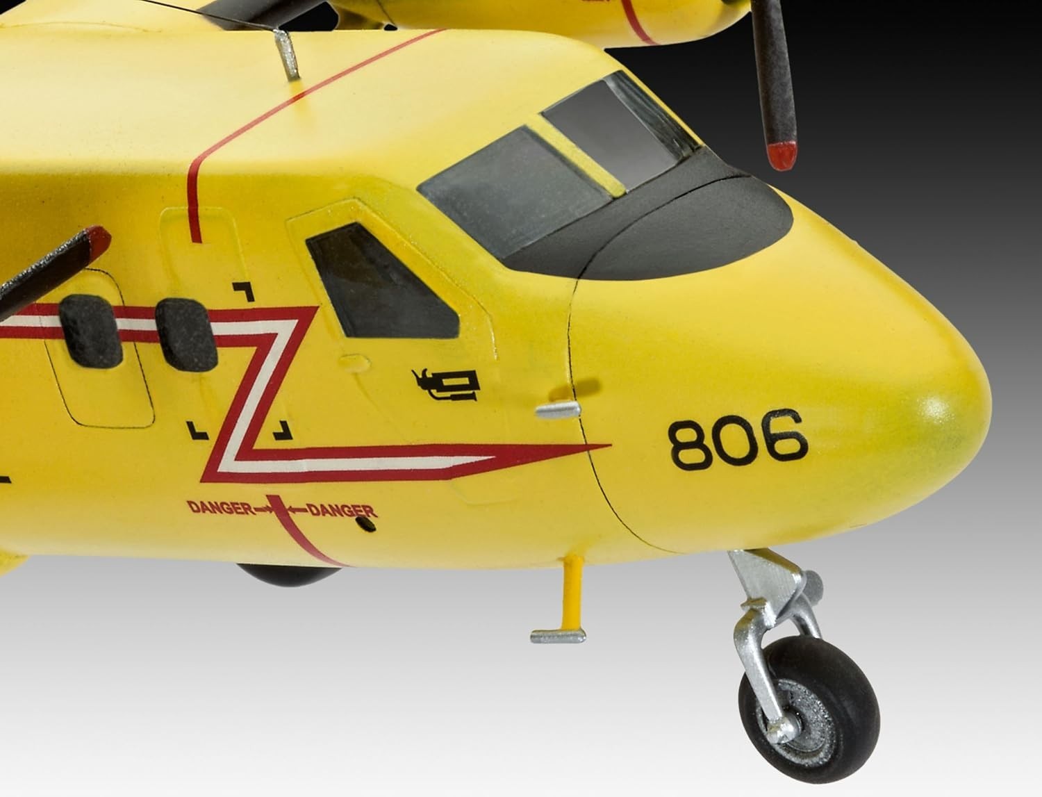 DHC-6 Twin Otter 1:72 Aircraft Model Kit – 95 Parts Unpainted Build Set