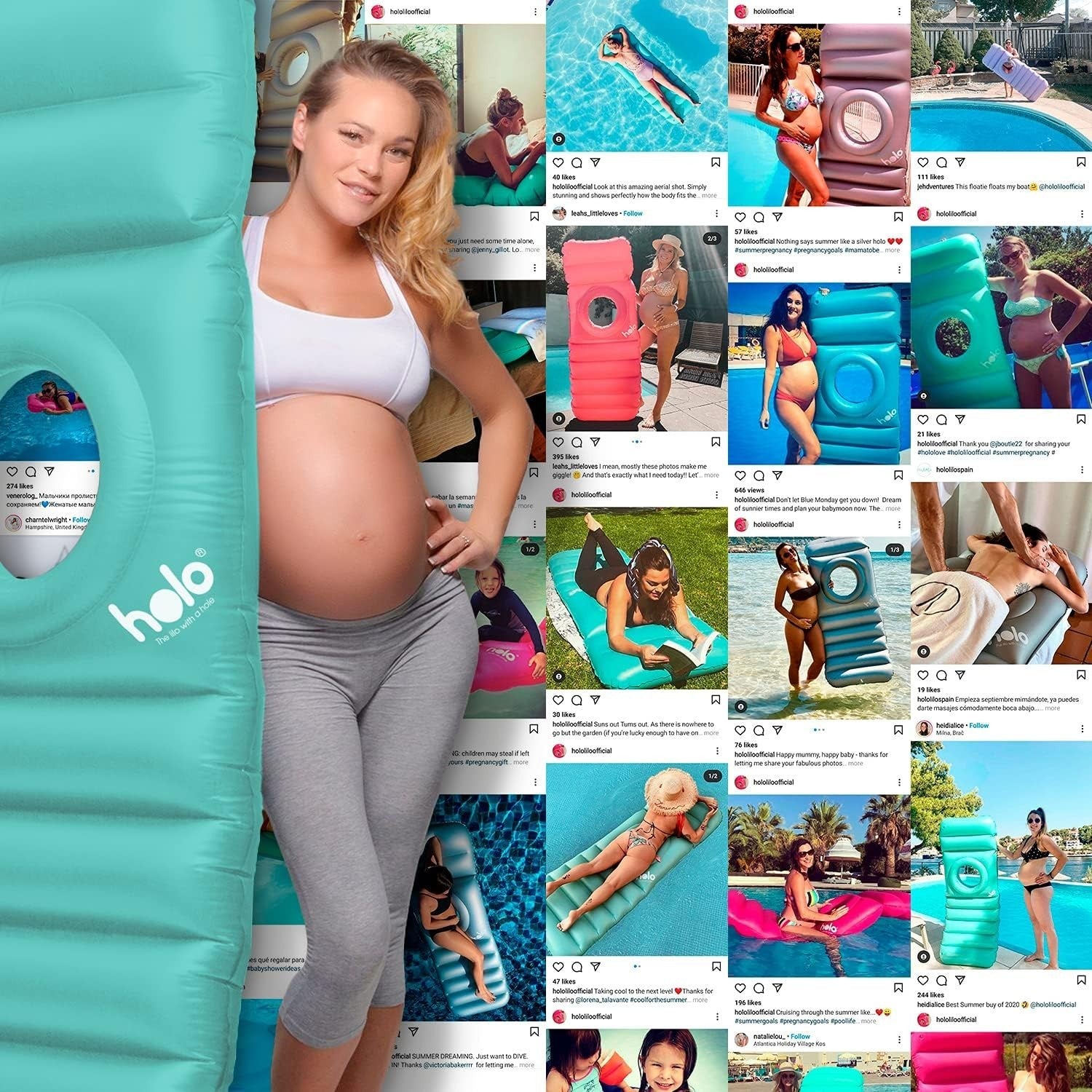 Pregnancy Pillow Inflatable Belly Support Full Body Maternity Sleep Cushion