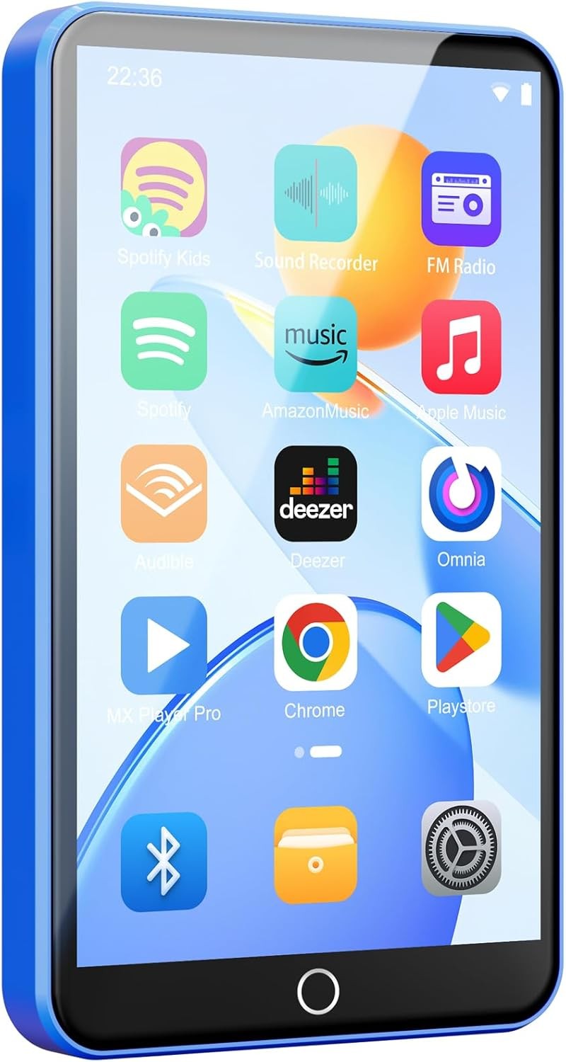 80GB MP3 Player 4" Touchscreen Bluetooth WiFi Spotify