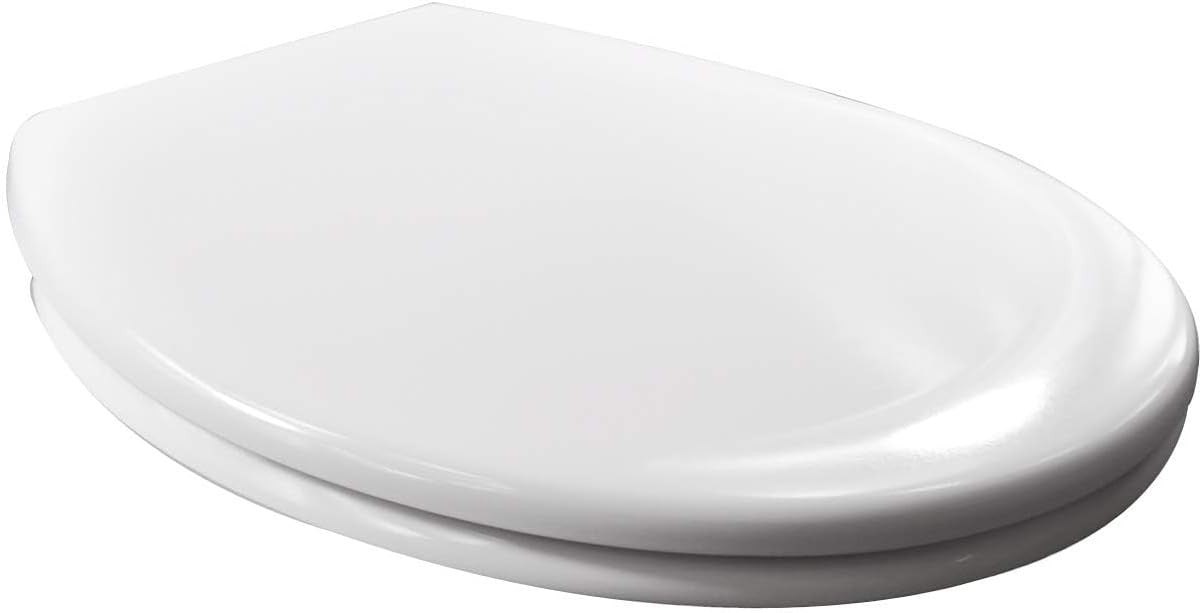 Premium Soft Close Toilet Seat Quick Release Dual Fixing White 175kg