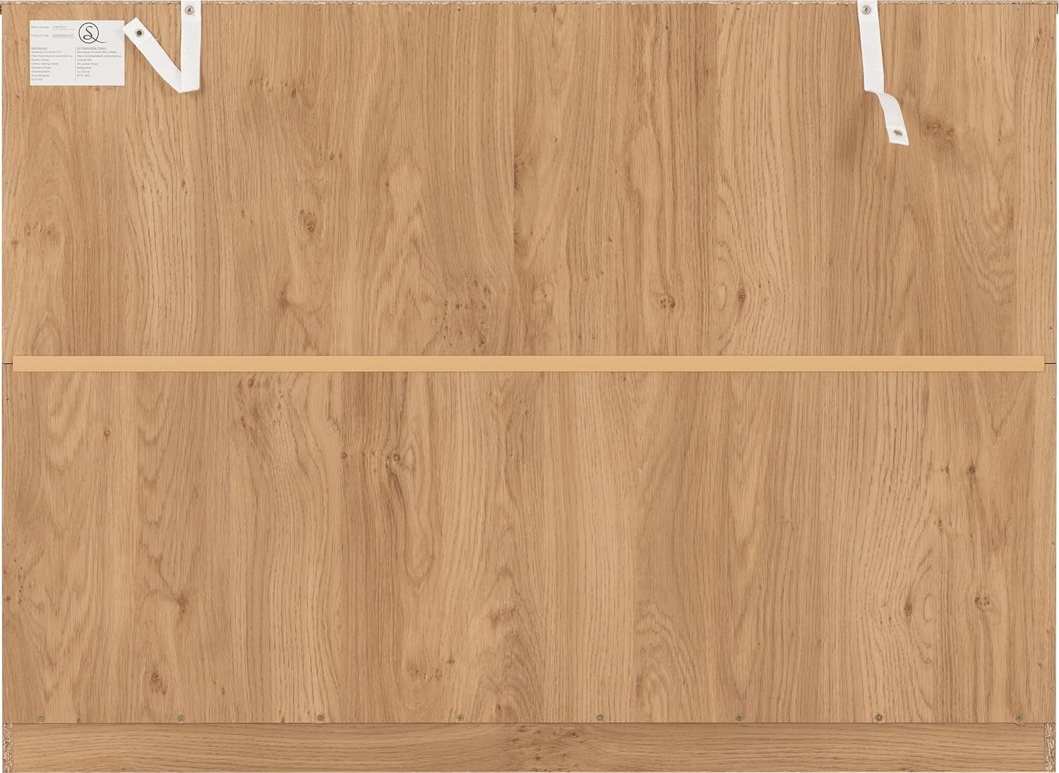 Oak Effect 6 Drawer Chest - Spacious Bedroom Storage, Durable & Sleek Design