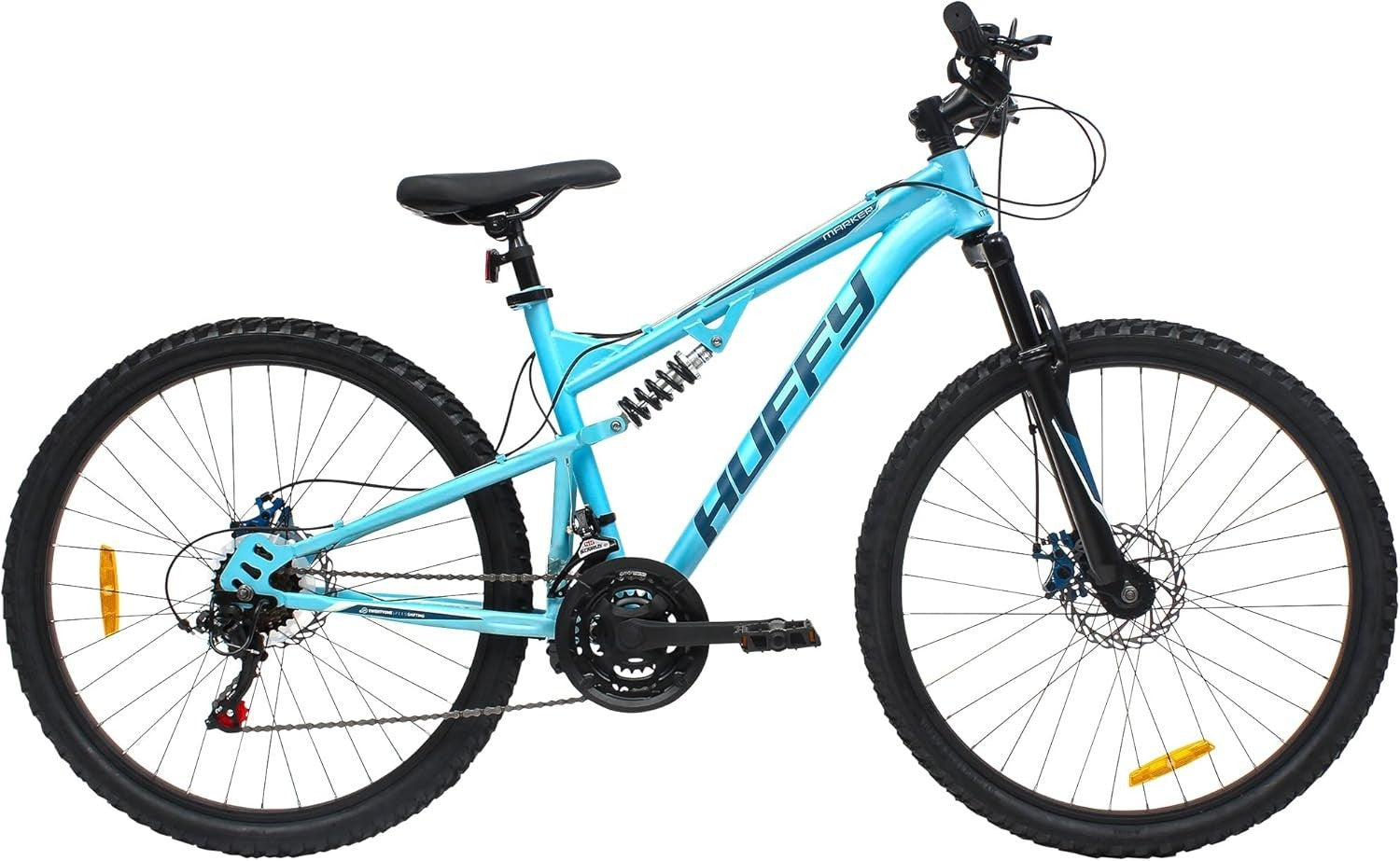 26" Full Suspension MTB Bike Teen 21-Speed Disc Brakes Trail Off-Road