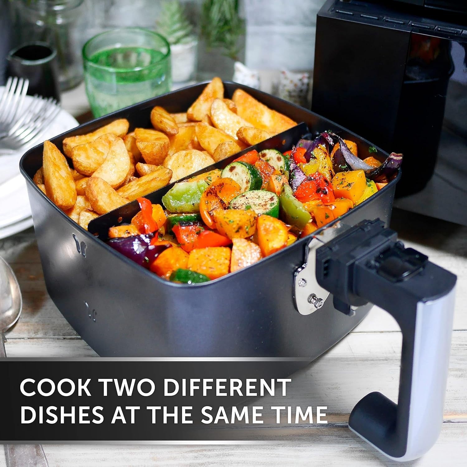 5.5L Large Digital Air Fryer 1700W Fast Healthy Cooking Fry Bake Roast Grill