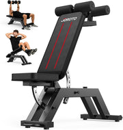 Heavy Duty Adjustable Workout Bench 880lb Multi-Angle Incline Decline