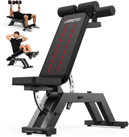 Heavy Duty Adjustable Workout Bench 880lb Multi-Angle Incline Decline