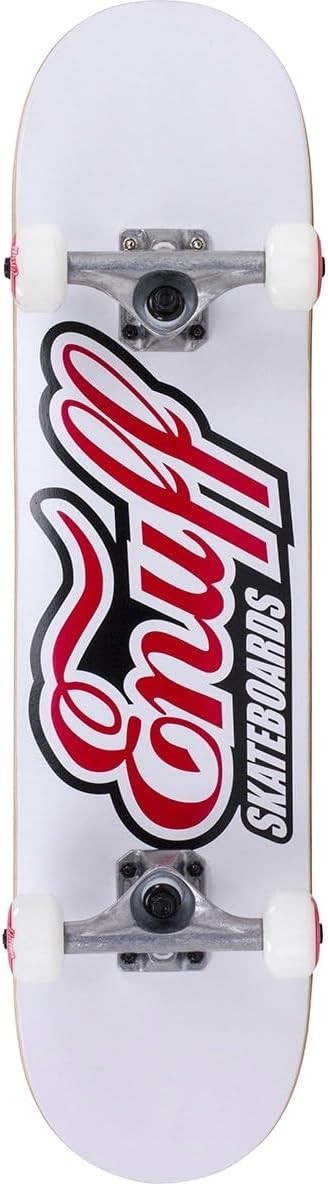 White 7.25" Mini Skateboard 5cm PU Wheels Durable Compound Deck