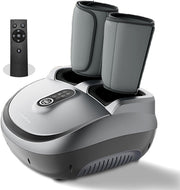 Shiatsu Foot & Calf Massager with Heat, Compression Vibration & Remote Control
