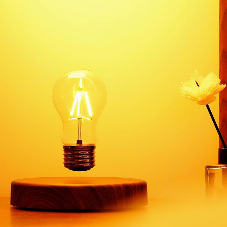 Magnetic Levitating LED Desk Lamp, 360° Rotating Floating Table Light