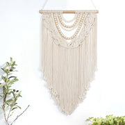 Small Boho Macrame Wall Hanging 16.5"x28" Woven Tapestry Decor