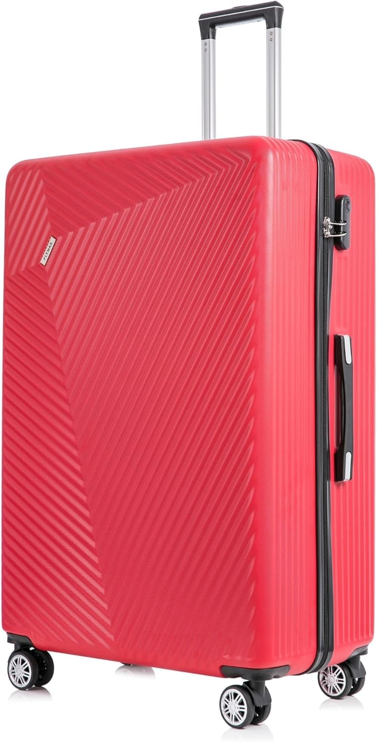 32” Extra Large Check-In Suitcase ABS Hard Shell 4 Wheel Spinner 125L Lock