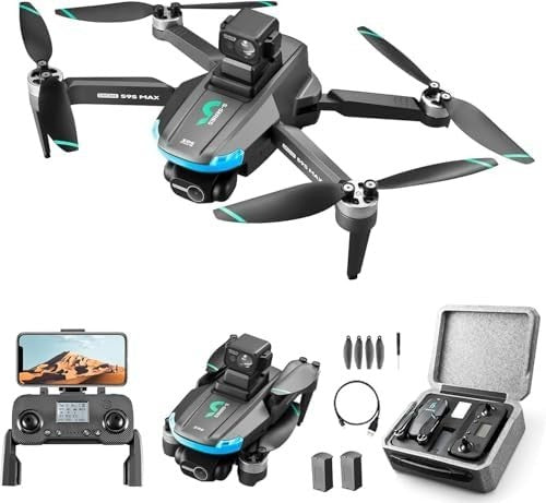4K GPS Drone with 50min Flight, Obstacle Avoidance, Dual Camera, Brushless