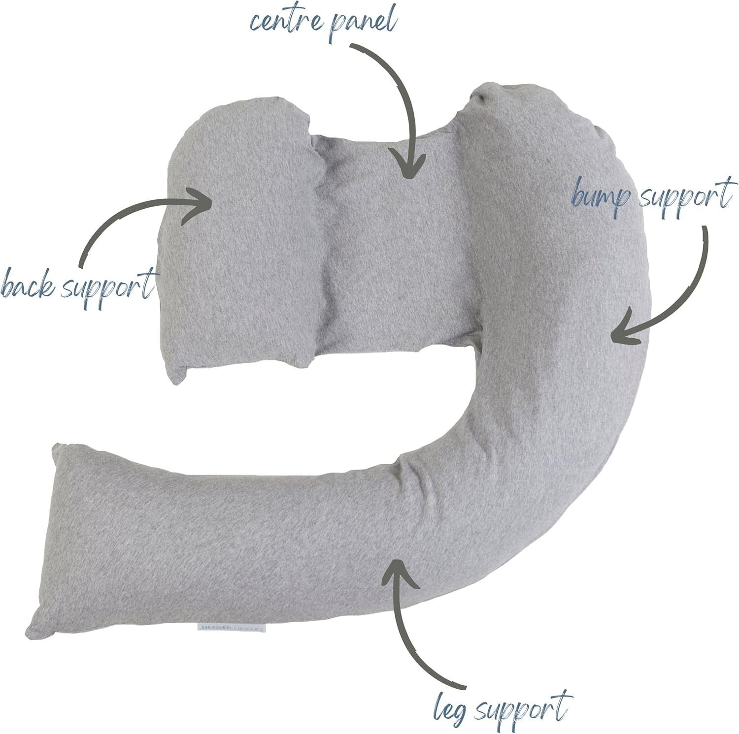 Pregnancy Support Pillow C Shaped Feeding Nursing Side Sleeper Cushion