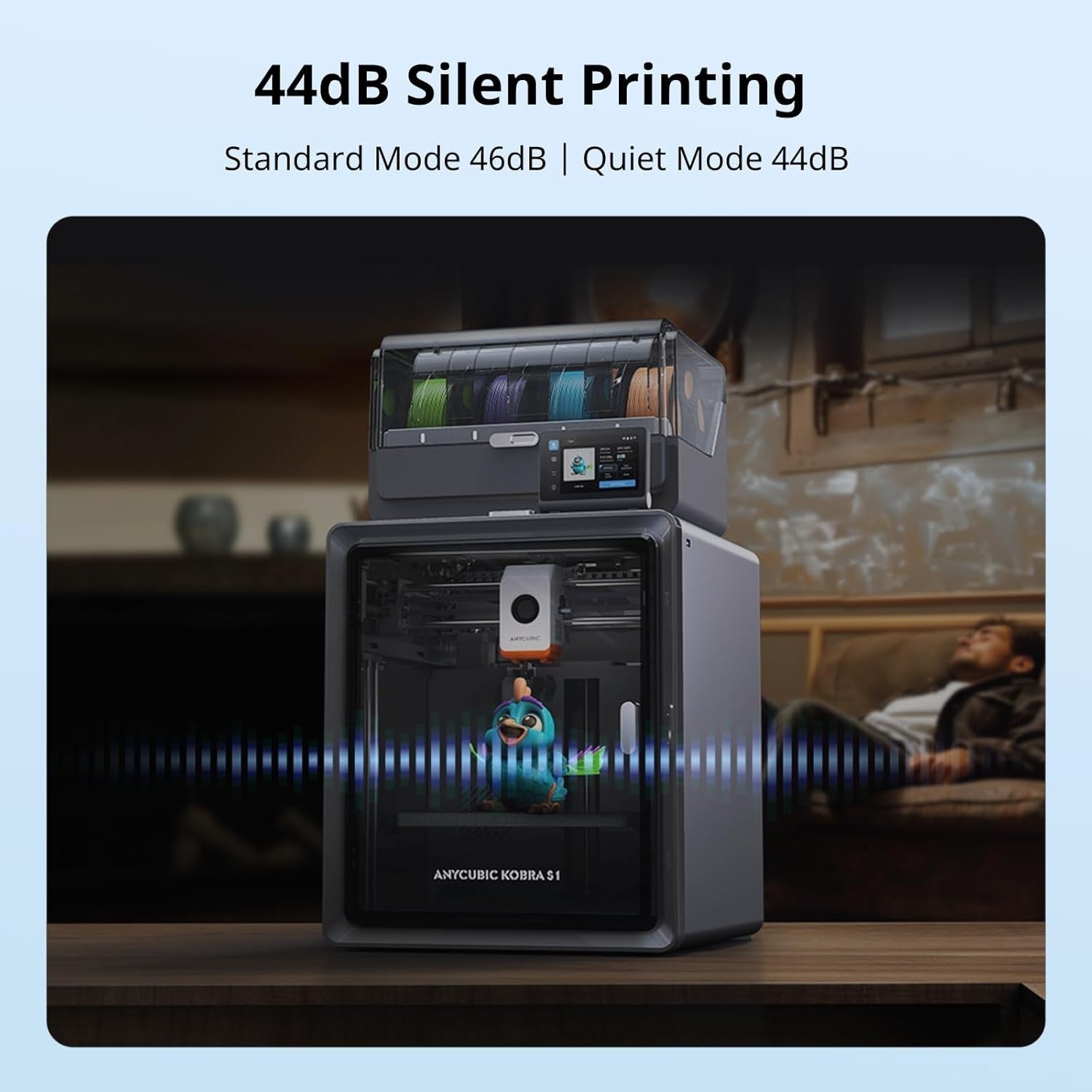 High Speed CoreXY Multicolor 3D Printer Enclosed 600mm/s Drying
