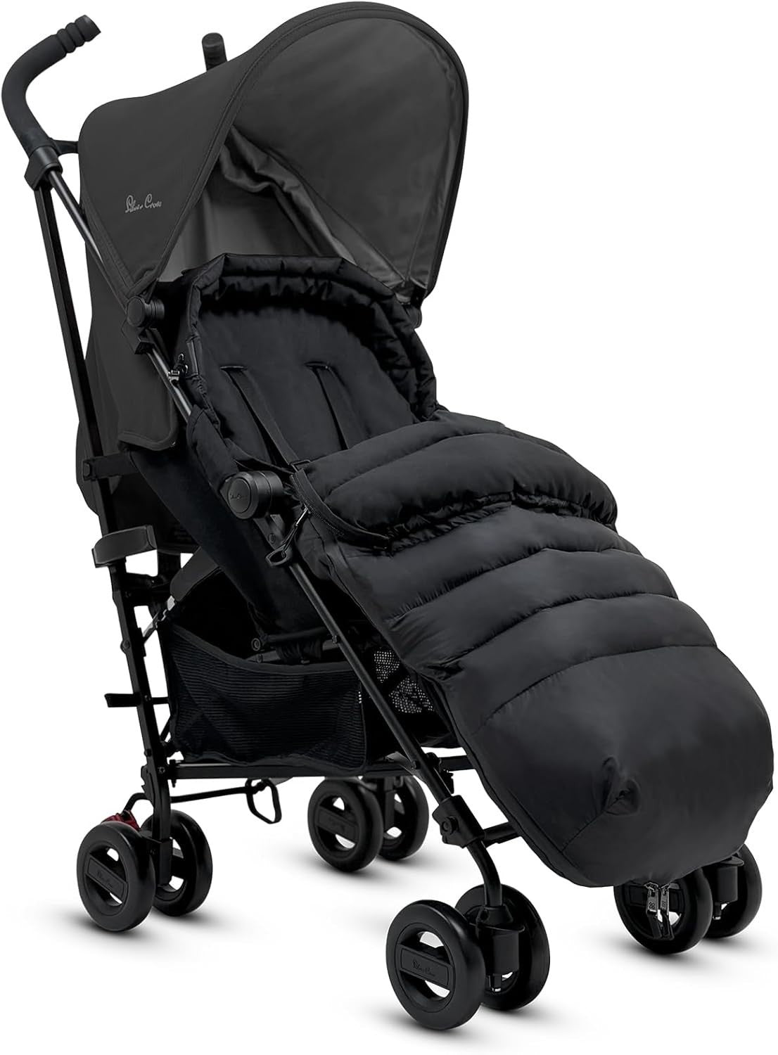 Lightweight Travel Pushchair with Footmuff Umbrella Fold Buggy Newborn