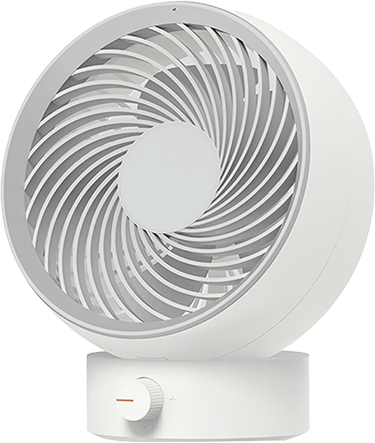 Ultra Quiet Small Fan with Stepless Speed Control - Portable Desk Fan White