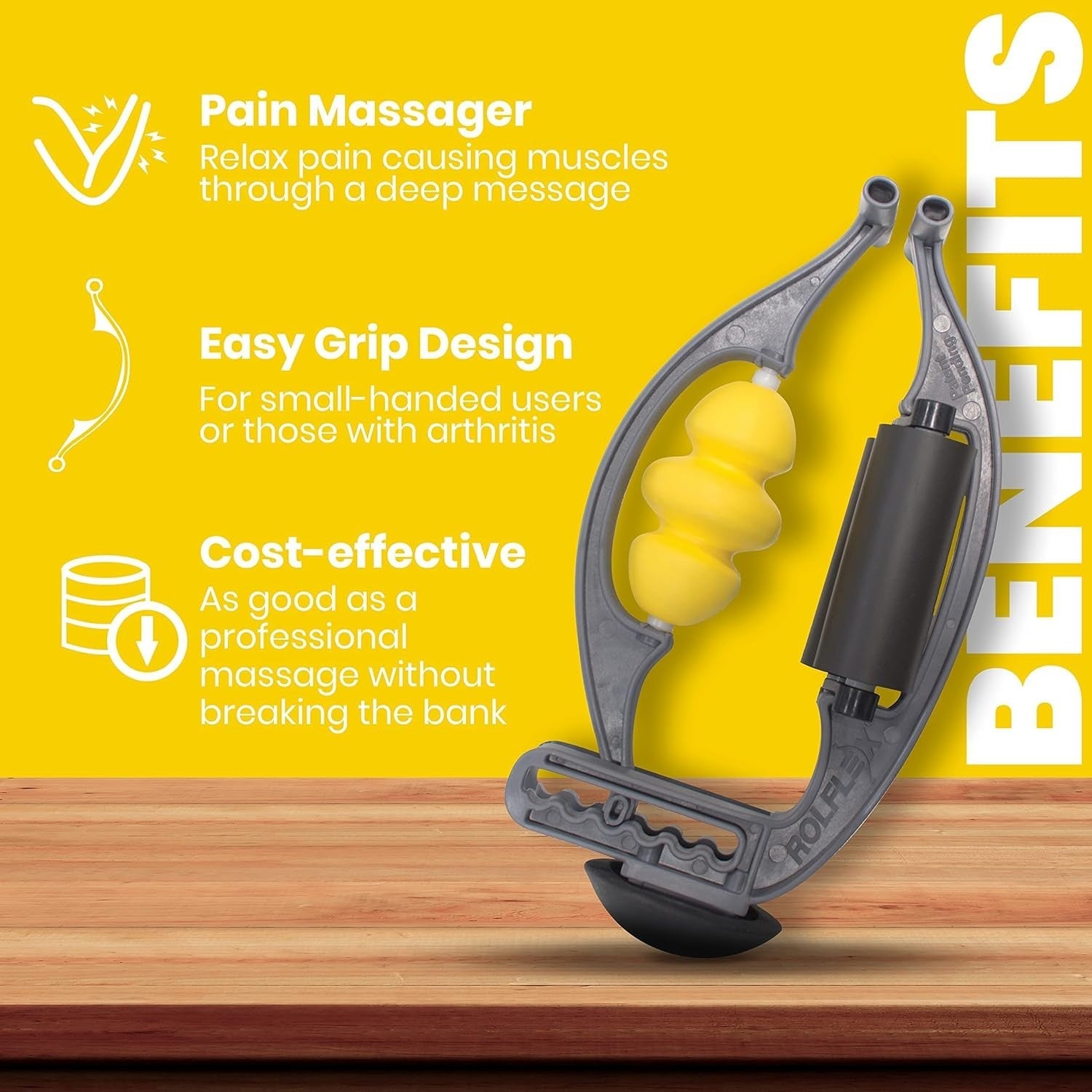 Full Body Foam Roller Massager for Deep Muscle Relief & Trigger Point Therapy