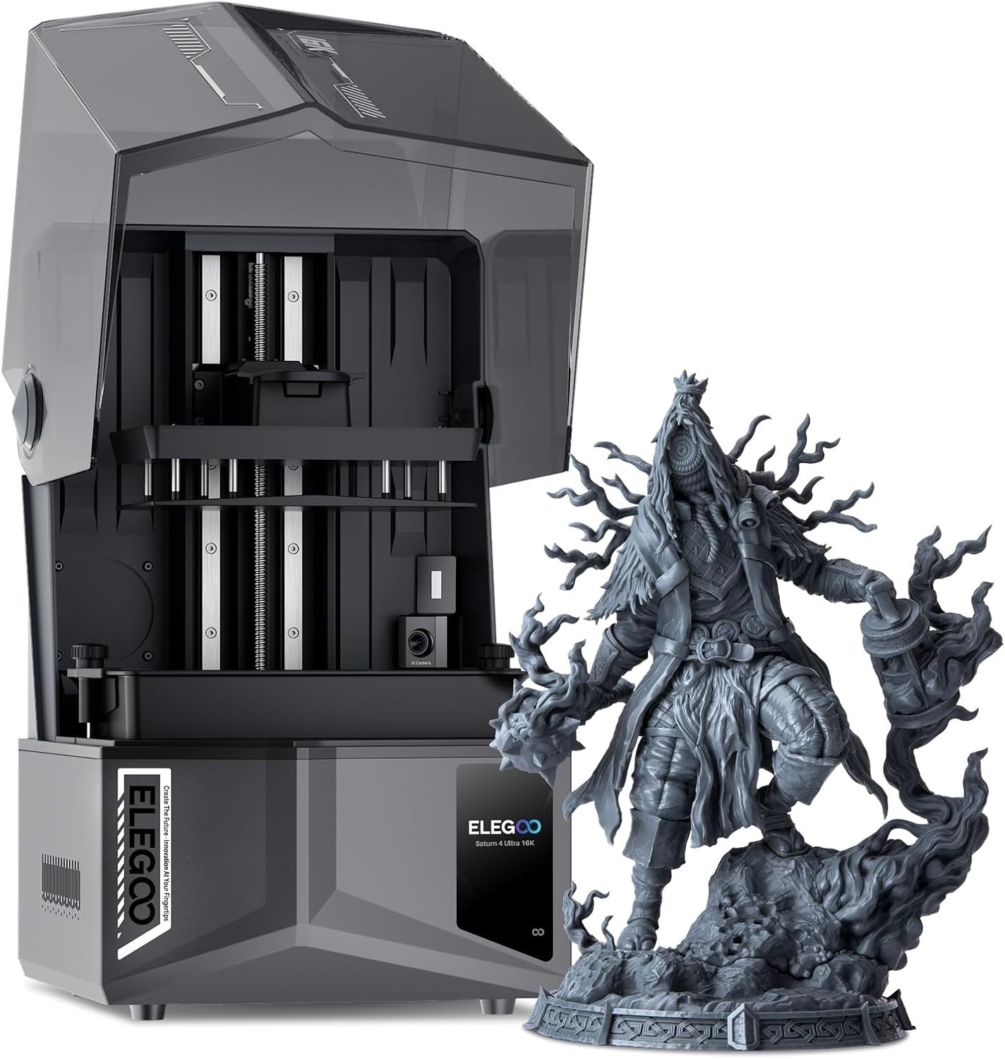 16K Resin 3D Printer 10'' LCD Heated Tank WiFi Fast MSLA